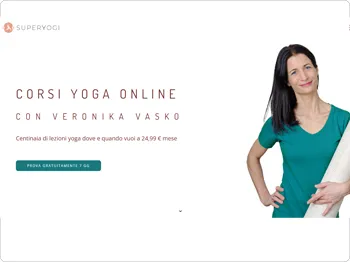 SuperYogi: Piattaforma con abbonamenti, lezioni video e pagamenti ricorrenti.